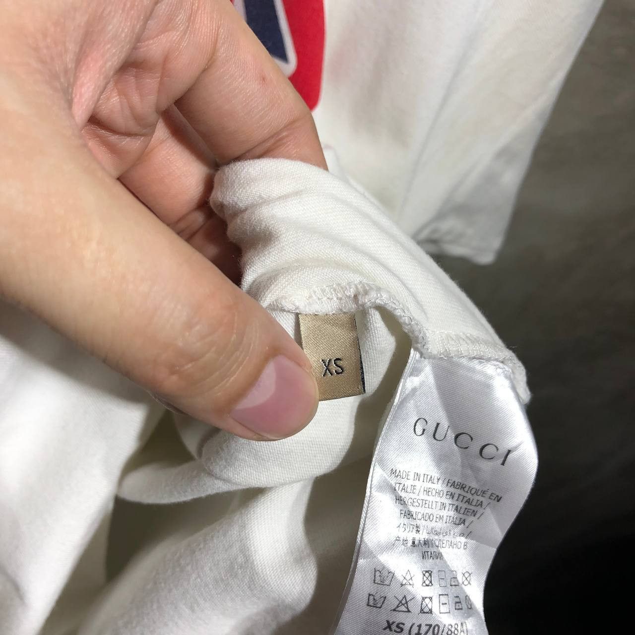 Gucci Gucci Mirror Print logo tee Size US M / EU 48-50 / 2 - 6 Thumbnail
