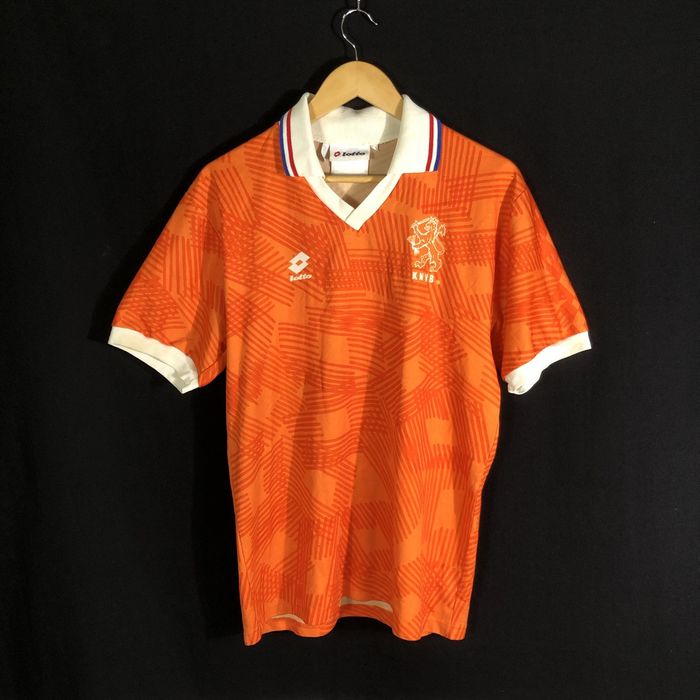 Netherlands Jersey Vintage 90s Netherlands KNVB by Lotto Made 