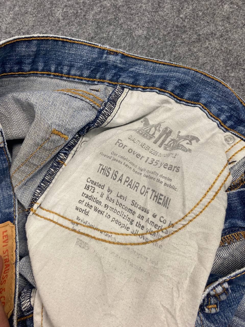 Levi's levis 550 relaxed fit distressed denim nice design Size US 36 / EU 52 - 14 Thumbnail