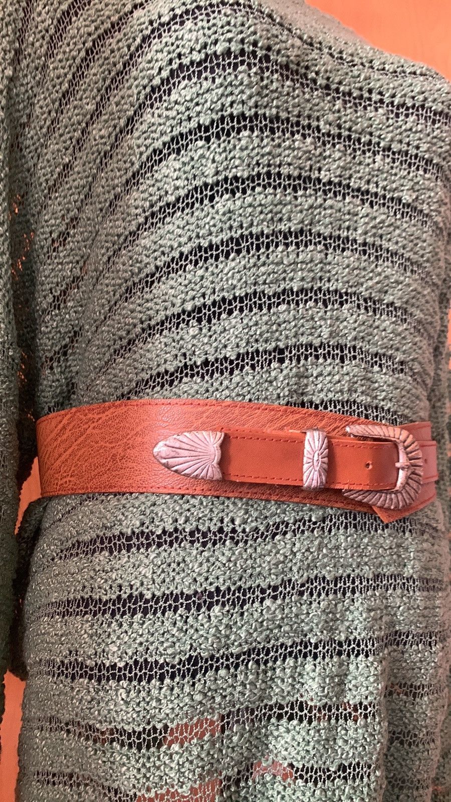 Designer × Other × Vintage Vintage 80s Leather Layered Belt Size ONE SIZE - 8 Thumbnail