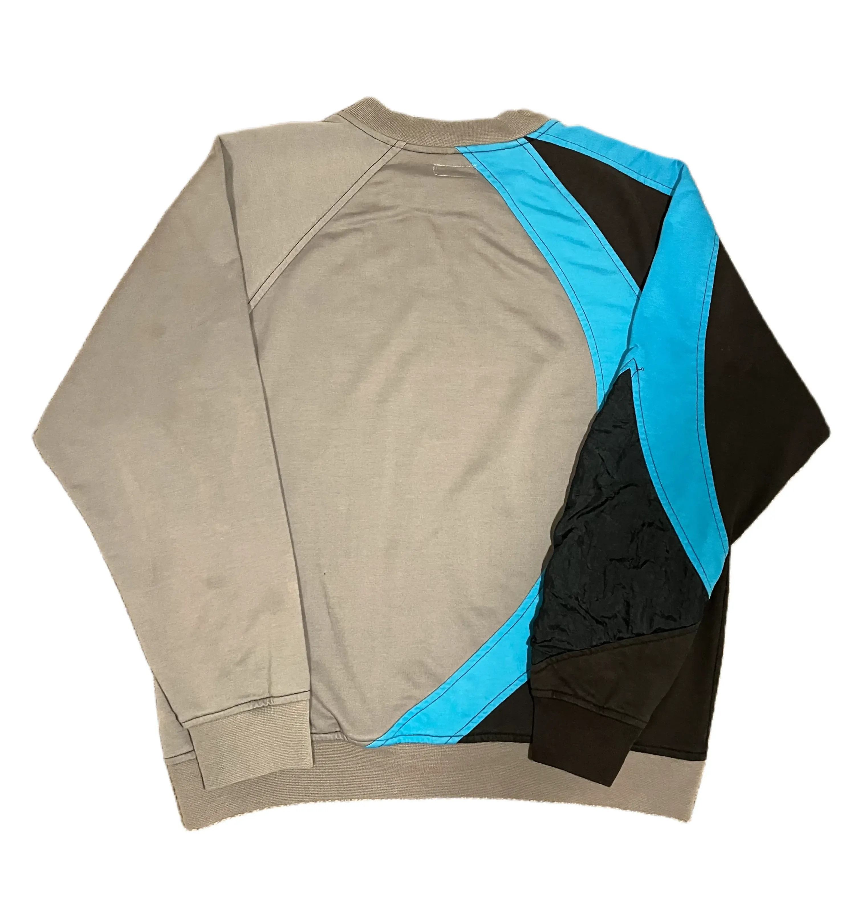 Reebok × Vintage Rare 90s Reebok Sport Multifabric Sweatshirt Size US S / EU 44-46 / 1 - 3 Thumbnail