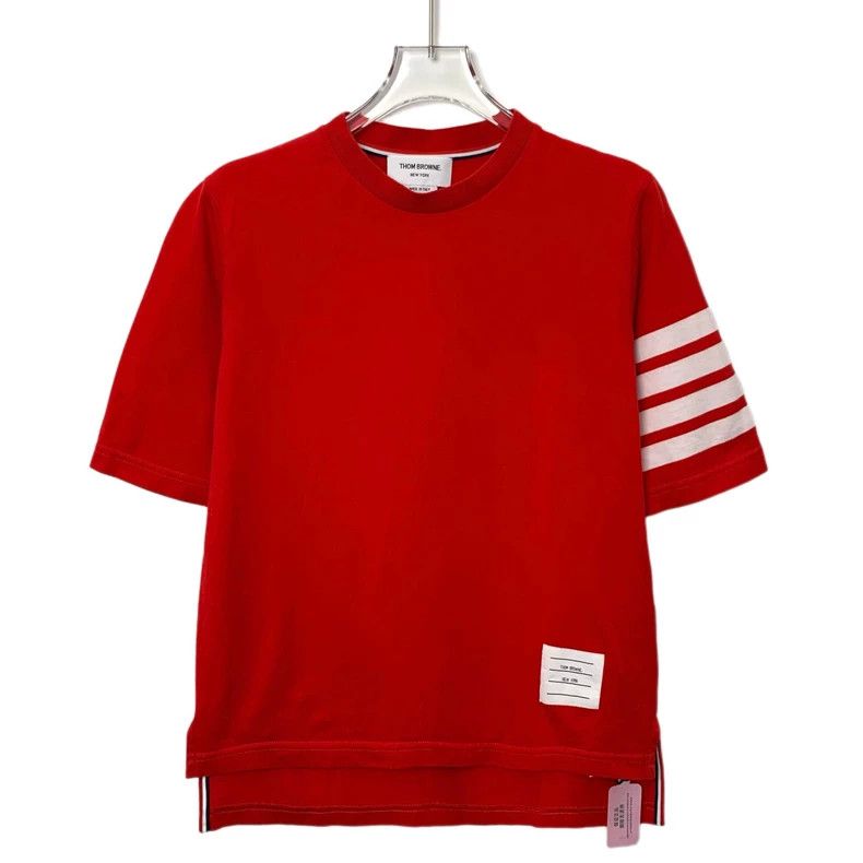 Thom Browne Thom Browne Cotton round neck short sleeves Size S / US 4 / IT 40 - 1 Thumbnail
