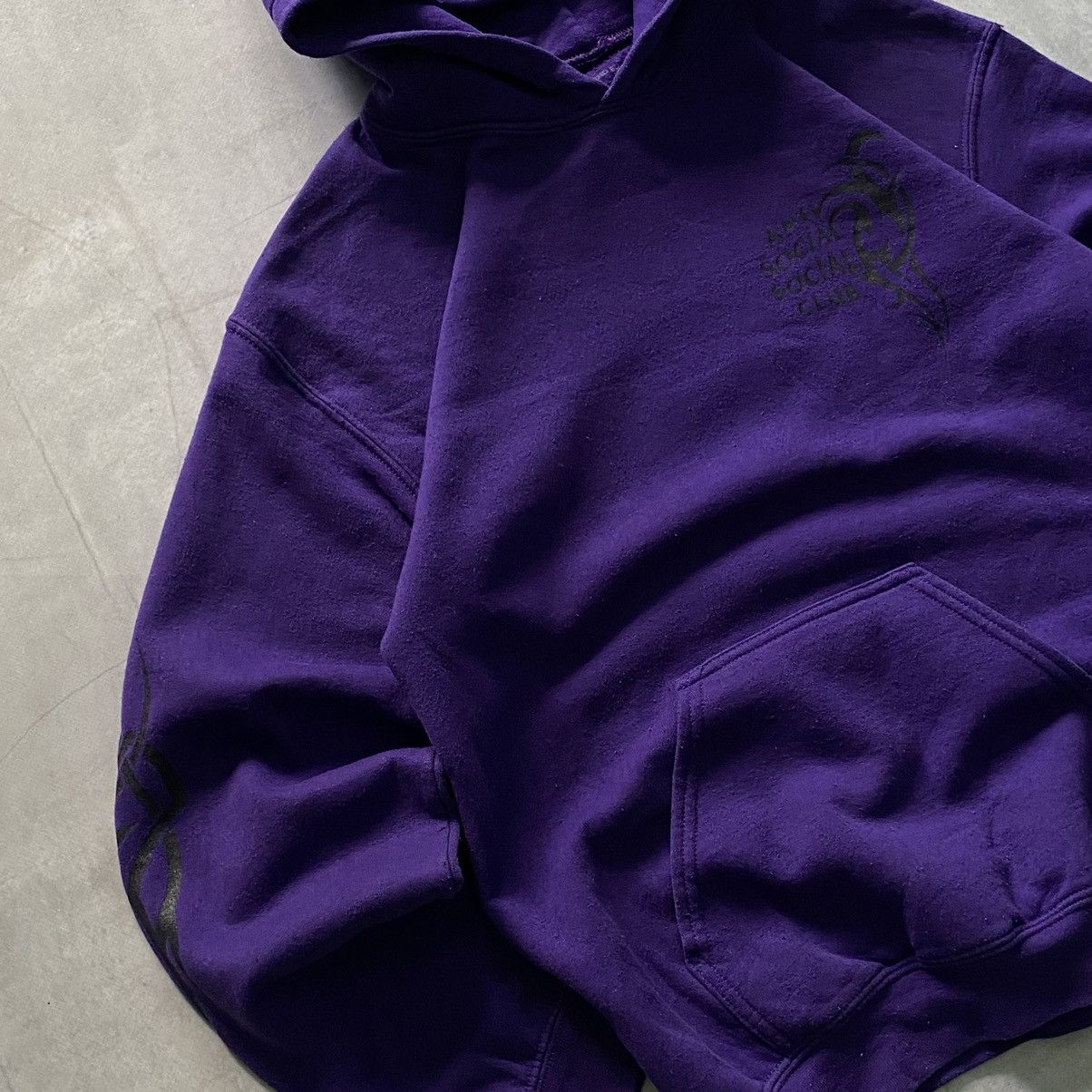 Anti Social Social Club × Japanese Brand Rare Anti Social Social Club Tribal Sunny Side Hoodie Size US S / EU 44-46 / 1 - 9 Thumbnail