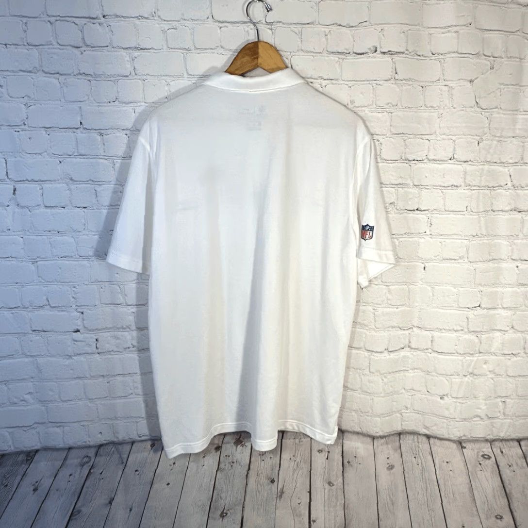 NFL NFL On Field Baltimore Ravens Polo Mens XL White Short sleeve DriFit Colordry Size US XL / EU 56 / 4 - 7 Thumbnail