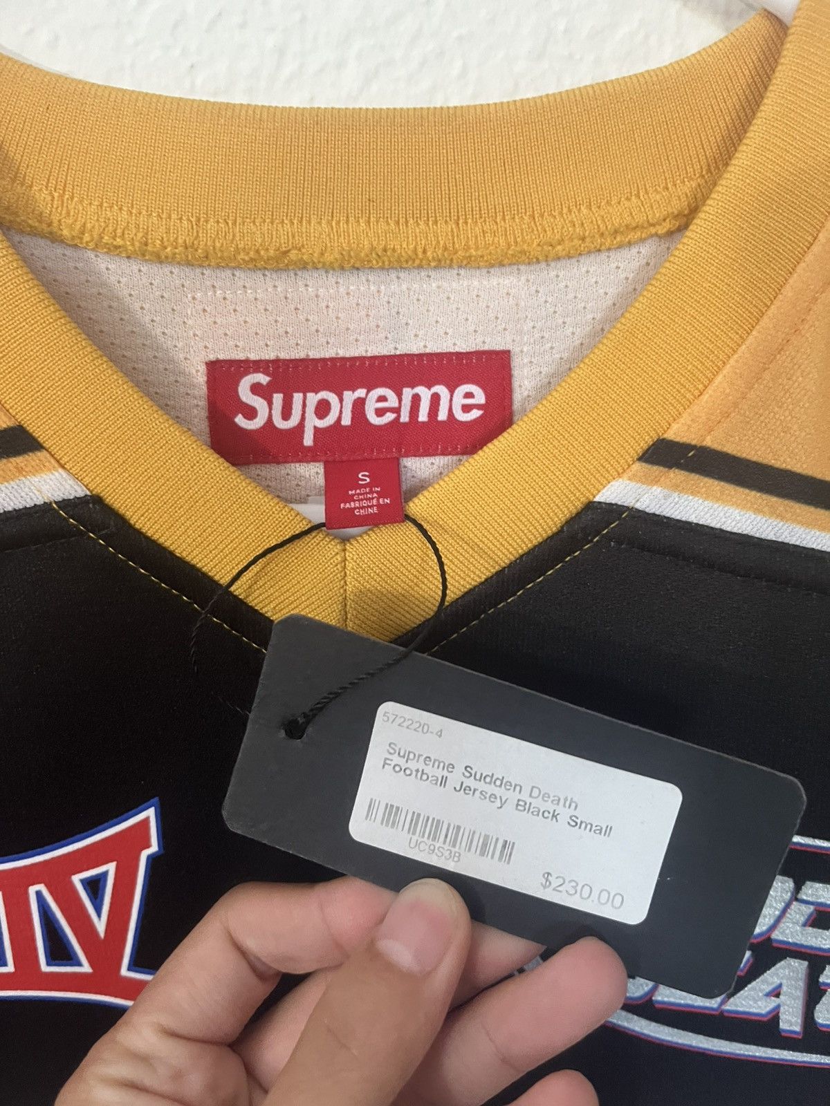 Supreme Supreme 2024 Sudden Death Football Jersey Small 30th Size US S / EU 44-46 / 1 - 2 Thumbnail