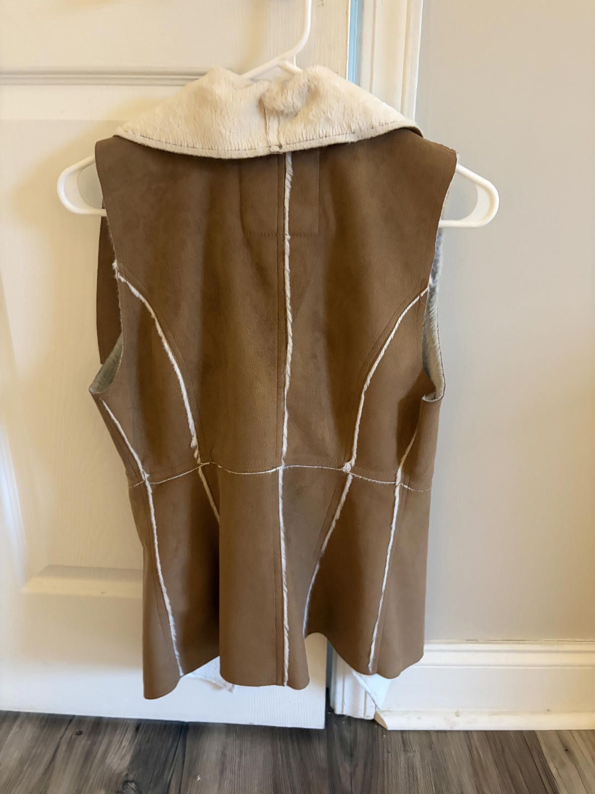 Other ME JANE Faux Fur Shell Vest Brown Cream Size S Size S / US 4 / IT 40 - 2 Thumbnail