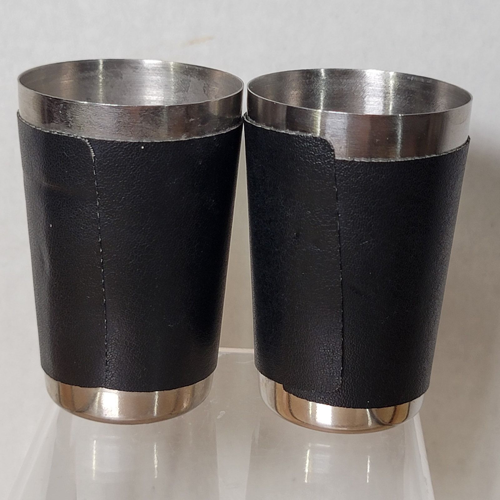 Other Set of 2 Jägermeister Stainless Steel 2.5" Shot Glasses Size ONE SIZE - 2 Thumbnail