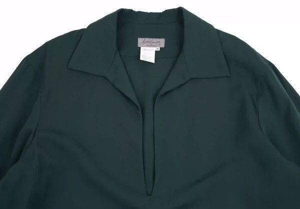 Yohji Yamamoto yohji yamamoto 1980s silhouette V-neck wool shirt-2505 Size US M / EU 48-50 / 2 - 2 Thumbnail