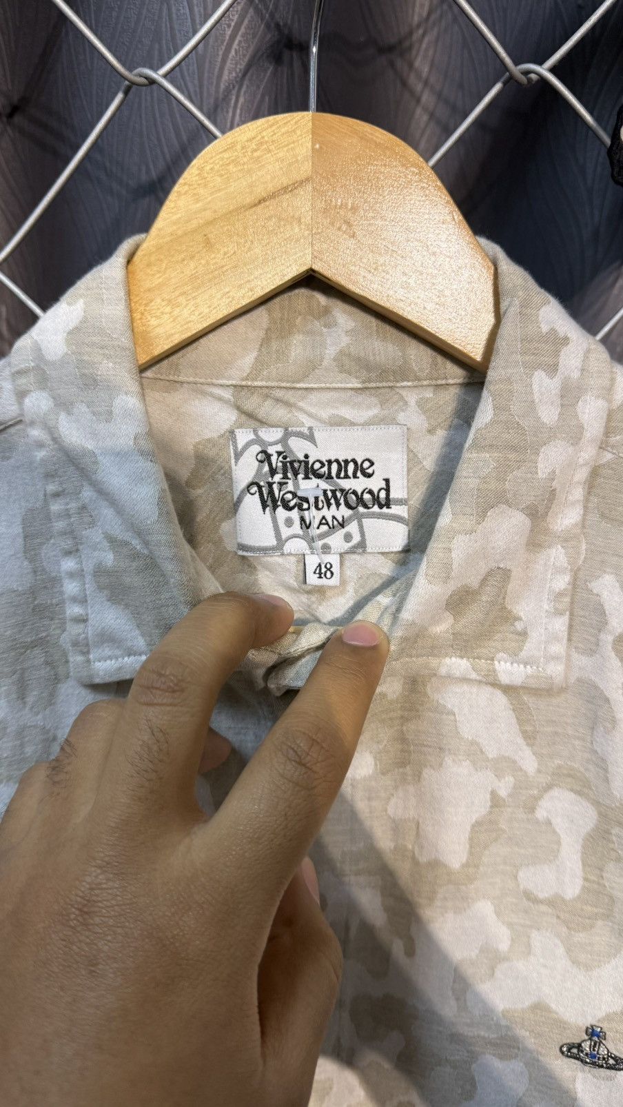 Vivienne Westwood VIVIENNE WESTWOOD CAMOUFLAGE DESIGN BUTTON UP SHIRT Size US L / EU 52-54 / 3 - 5 Thumbnail