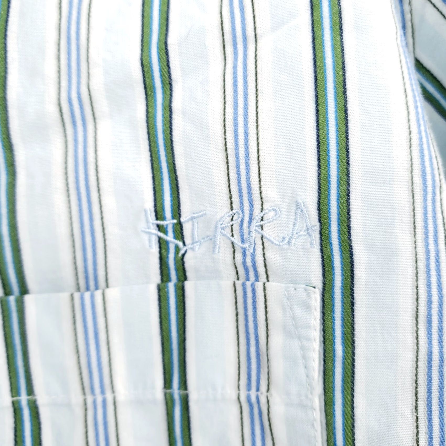 Vintage Kirra Shirt Mens M Medium Button-Up White Striped Long Sleeves Size US M / EU 48-50 / 2 - 7 Thumbnail