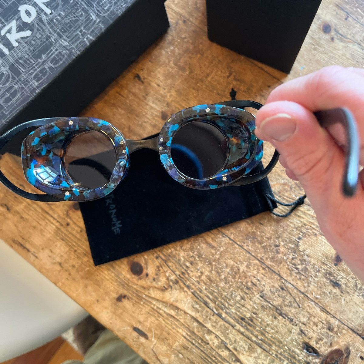 Japanese Brand Metronome Resonance Metal Sunglasses Size ONE SIZE - 3 Thumbnail