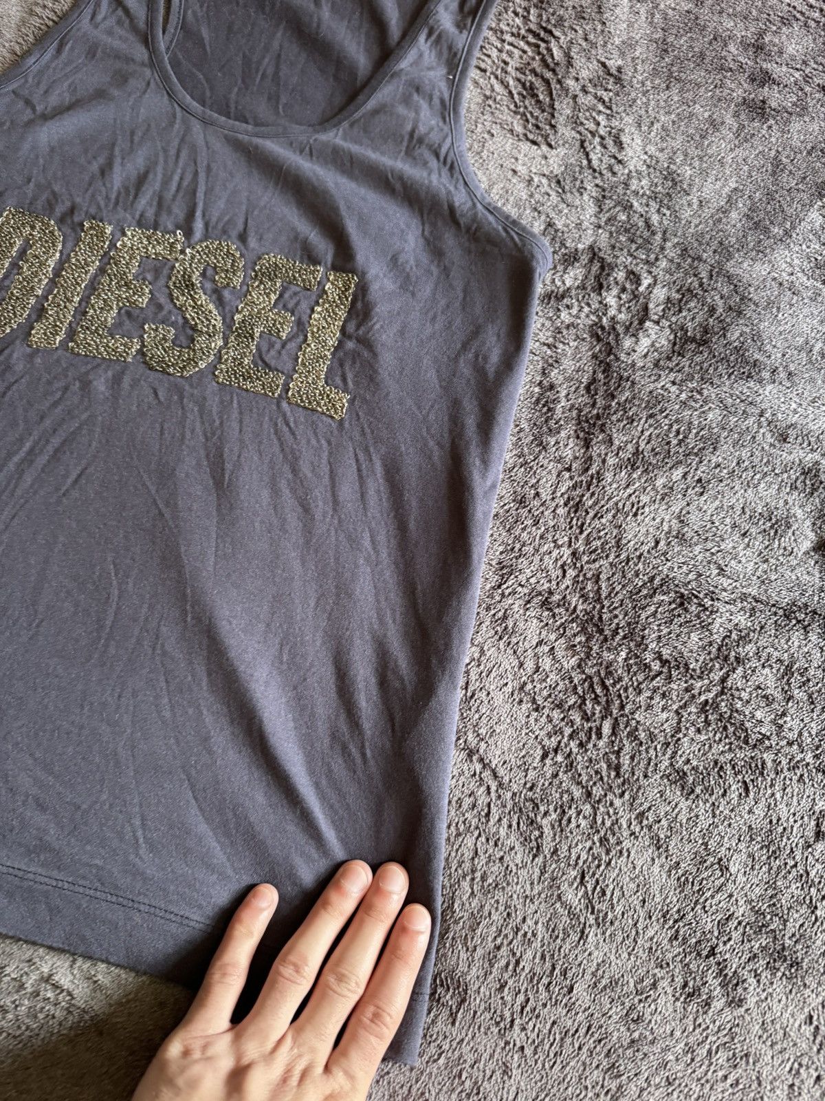 Diesel × Vintage Diesel rare tank top iron logo metal logo y2k Size M / US 6-8 / IT 42-44 - 7 Thumbnail