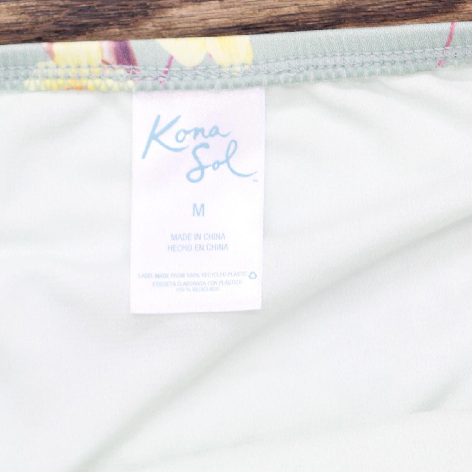 Designer NWT Kona Sol Hipster Bikini Bottom 83472110 M Sage Green Size ONE SIZE - 4 Thumbnail