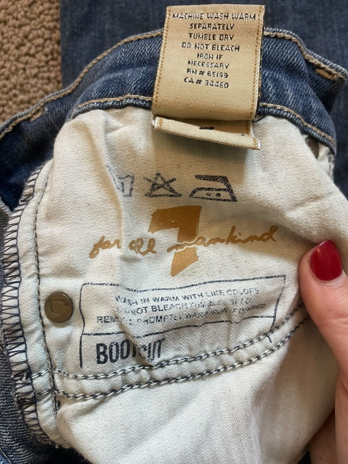 Seven 7 Vintage Seven 7 bootcut jeans Size 28" / US 6 / IT 42 - 6 Thumbnail
