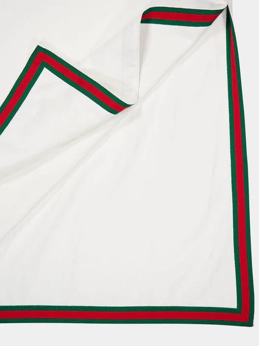 Gucci o1la5ras0526 GG Cotton Dress With Horsebit in White Size M / US 6-8 / IT 42-44 - 5 Thumbnail