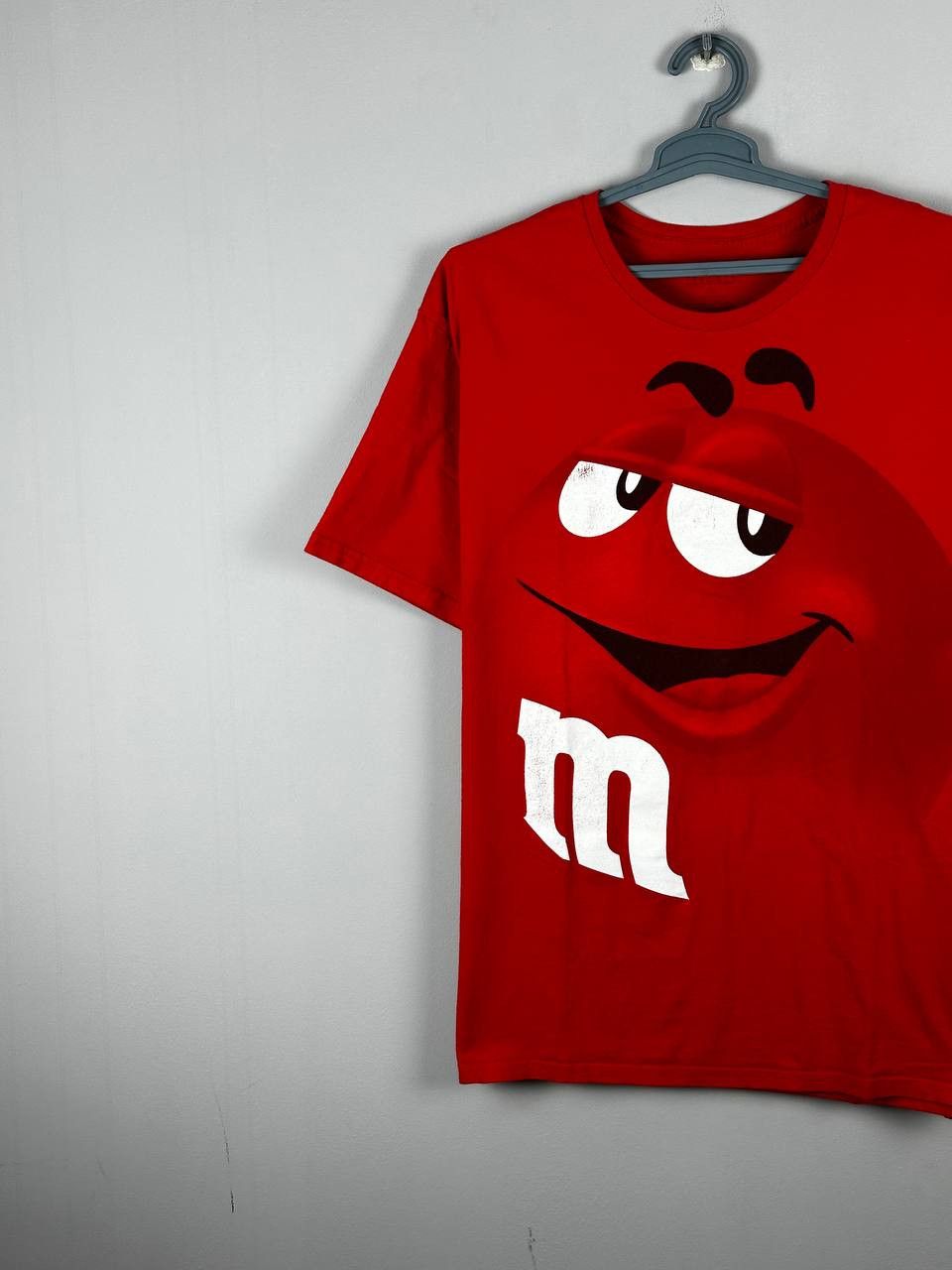 Vintage Vintage M&Ms Big Logo Red Candy Shirt Size US XL / EU 56 / 4 - 2 Thumbnail