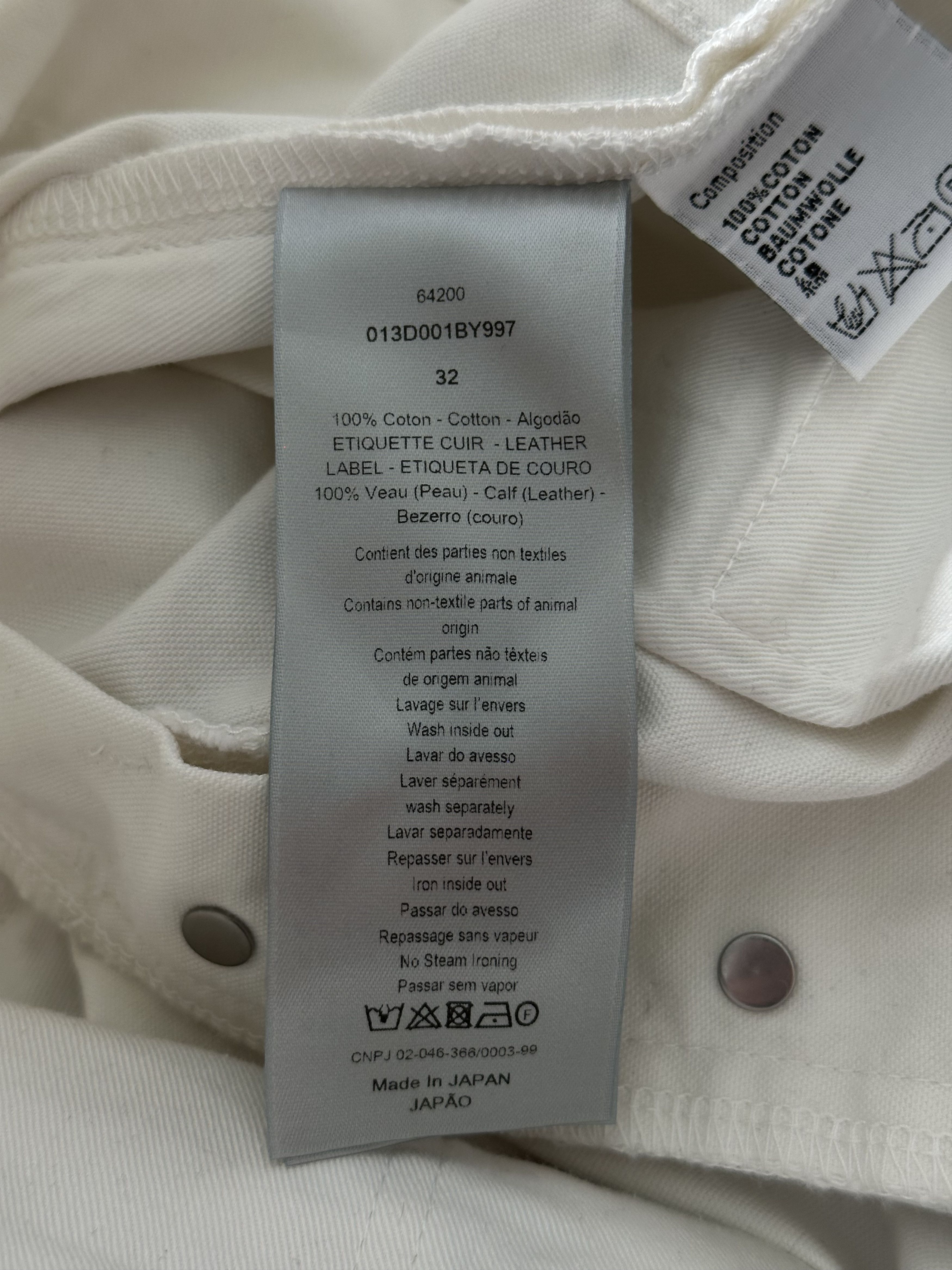 Dior Dior White Paint Splatter Slim Jeans Size US 32 / EU 48 - 4 Thumbnail