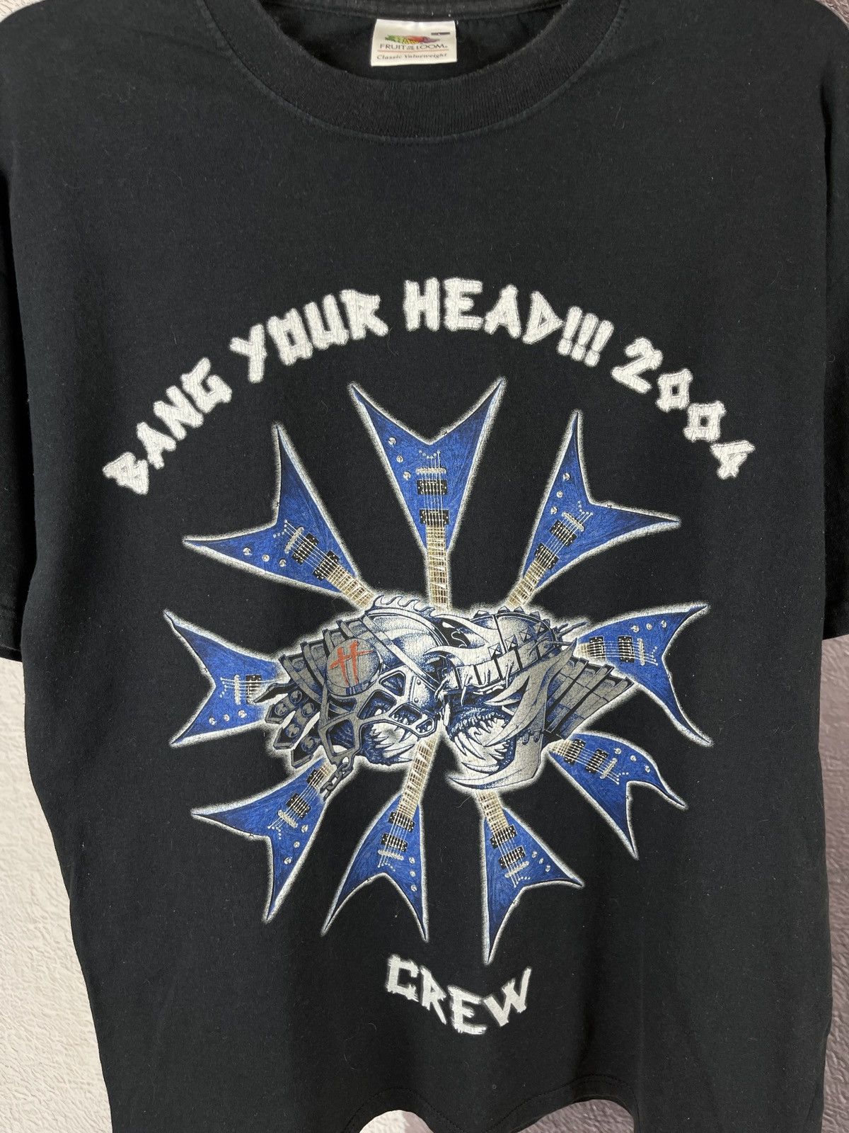 Band Tees BANG YOUR HEAD 2004 CREW Metal Shirt FotL Iced Earth Anthrax Size US L / EU 52-54 / 3 - 3 Thumbnail