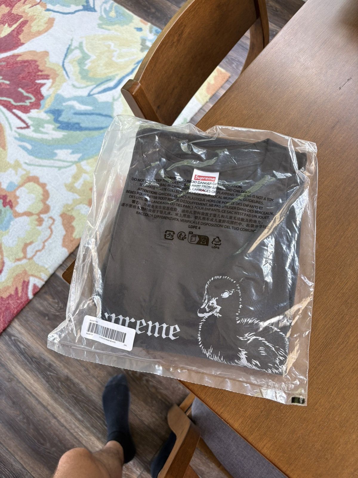 Supreme Supreme Duck Tee SS26 Black Size US XXL / EU 58 / 5 - 2 Thumbnail