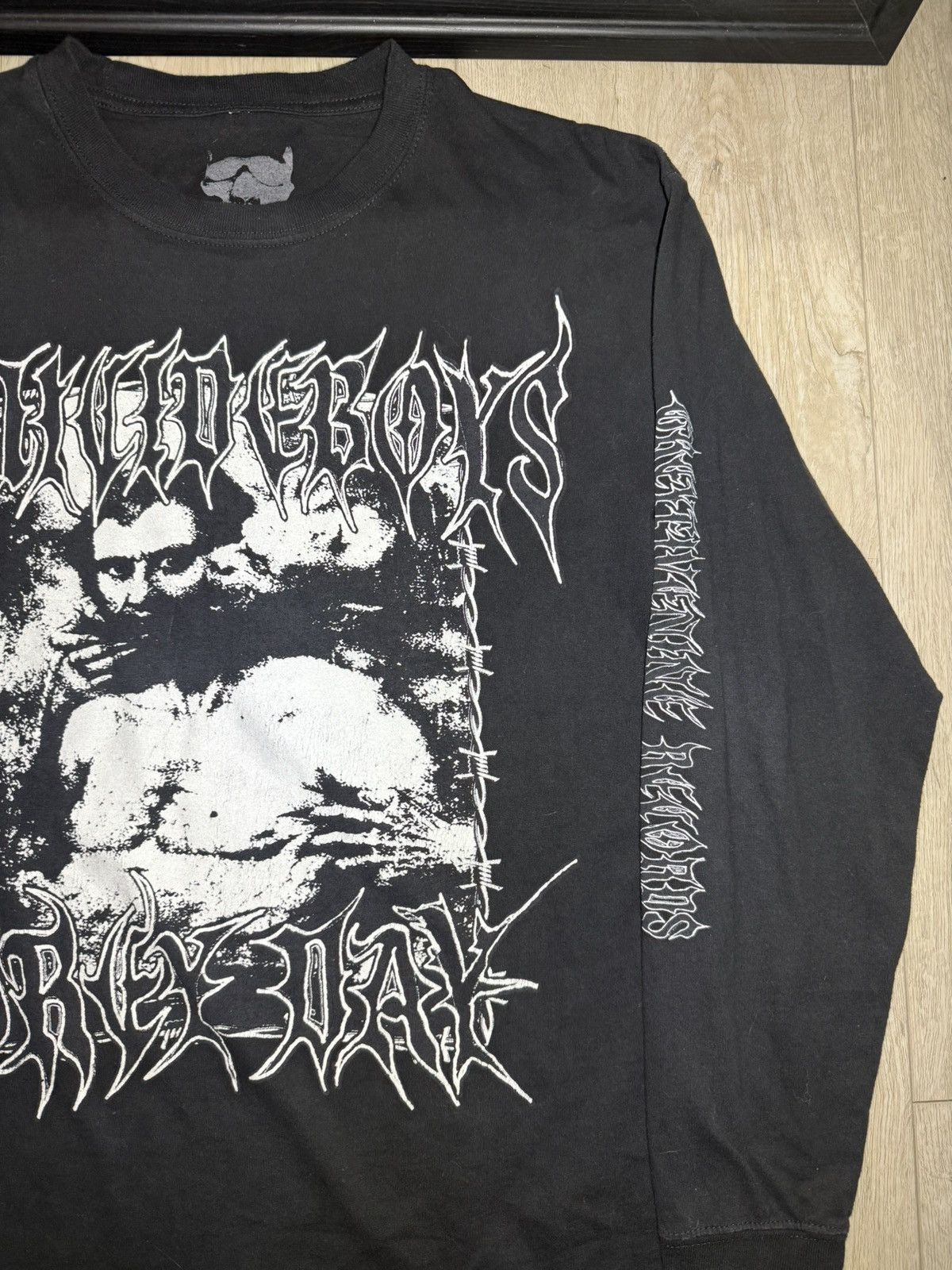 Fuck The Population × G59 Records Vintage / Y2K Rare Suicideboys Greyday Demon Long Sleeve Size US L / EU 52-54 / 3 - 4 Thumbnail