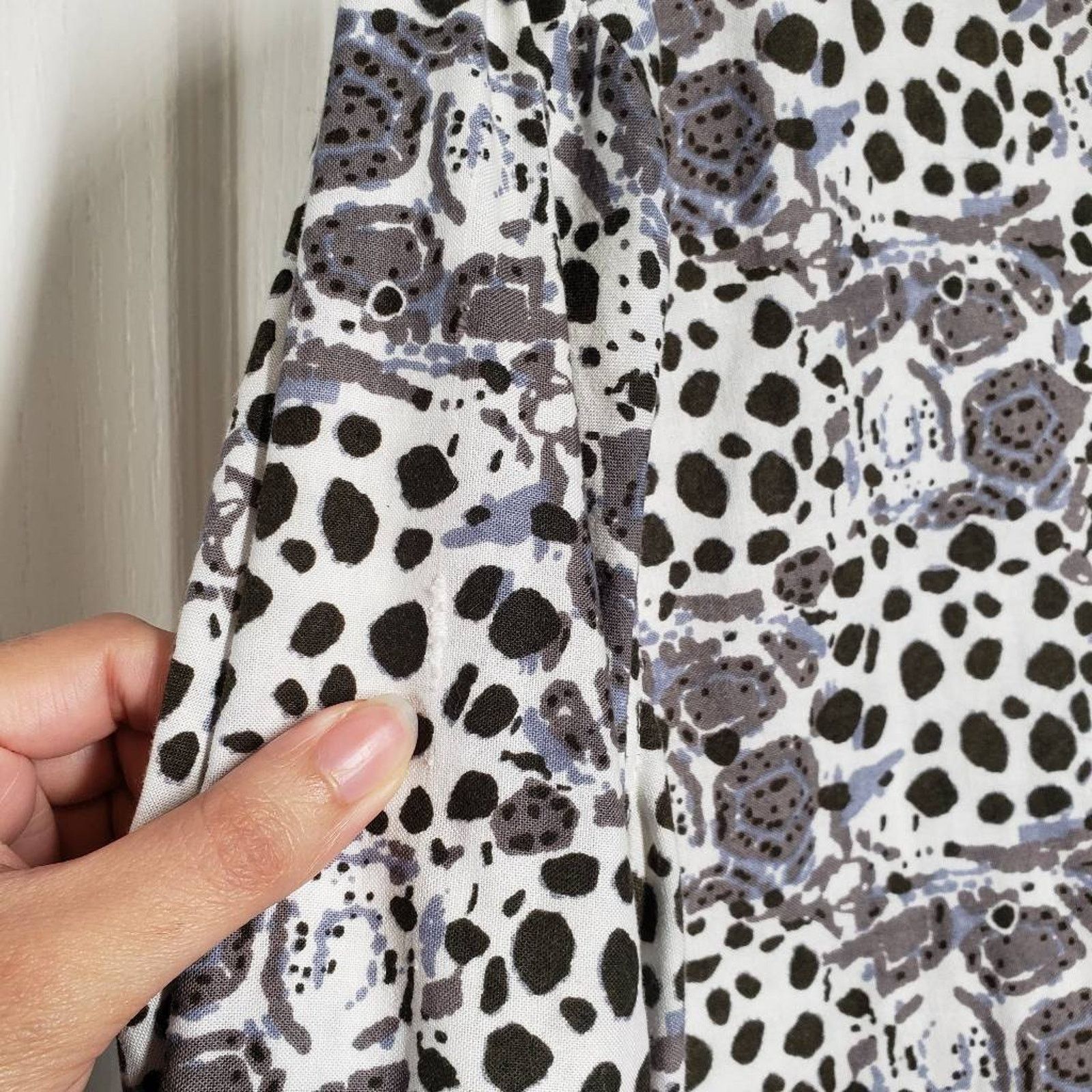 Other Animal Print Block Print Button Up Shirt Mens Small White Size US S / EU 44-46 / 1 - 10 Thumbnail