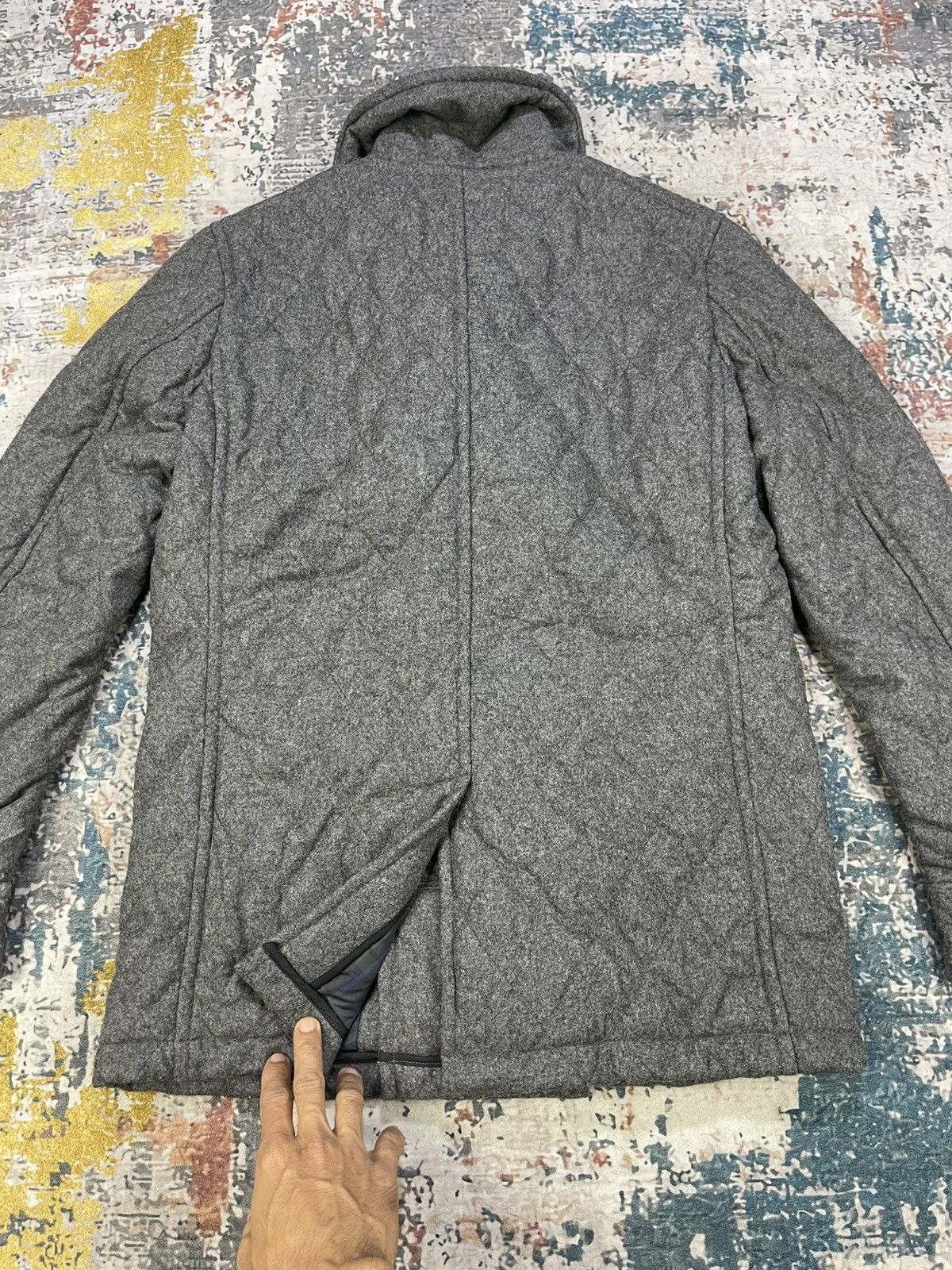 Fidelity Fidelity Shawl Lapel Quilted Issue Peacoat Size US S / EU 44-46 / 1 - 2 Thumbnail