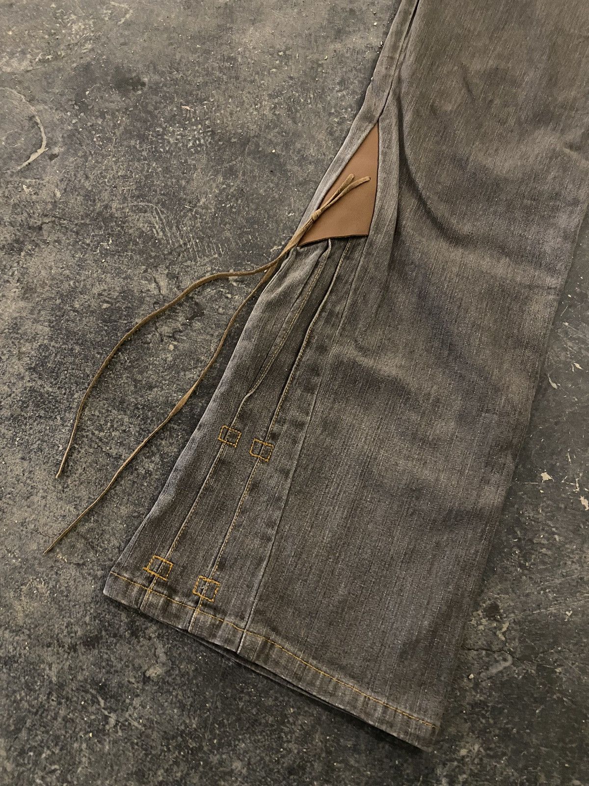 Hysteric Glamour × If Six Was Nine × Le Grande Bleu (L.G.B.) Y2k Livre Claire ifsixwasnine goa style jeans Size US 33 - 3 Thumbnail