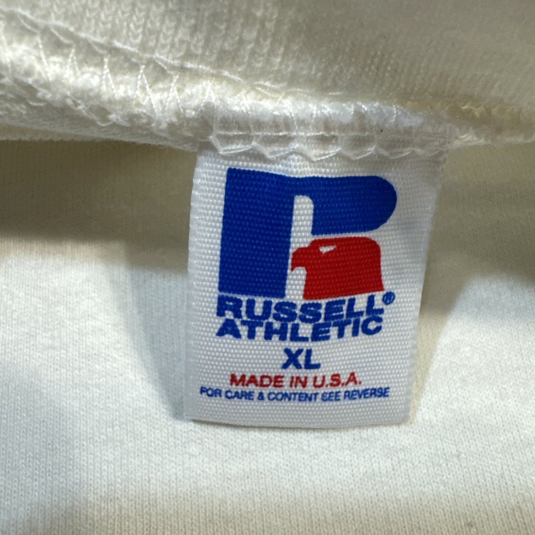 Russell Athletic VINTAGE 1994 Ionian Village Greek Camp Reunion White T-Shirt Russell Athletic Men XL White Size US XL / EU 56 / 4 - 5 Thumbnail
