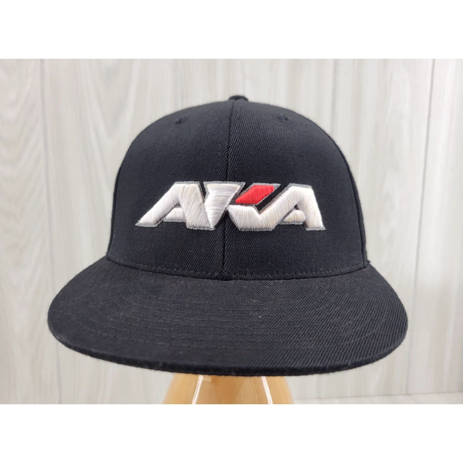 Vintage AKA RC Hobby Hat Black Fitted 7 1/4-7 5/8 Baseball Cap Men 7 1/4 Black Solid 210 Fitted BRC Size ONE SIZE - 3 Thumbnail