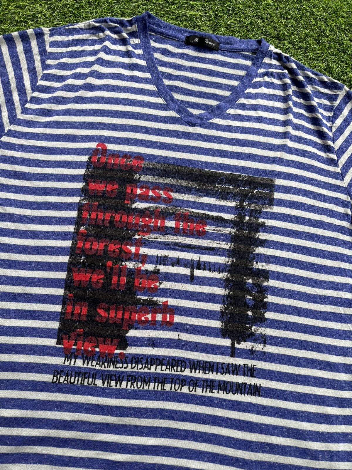 Hysteric Glamour Y2k Mind Games Stripe Tshirt Size US XL / EU 56 / 4 - 3 Thumbnail