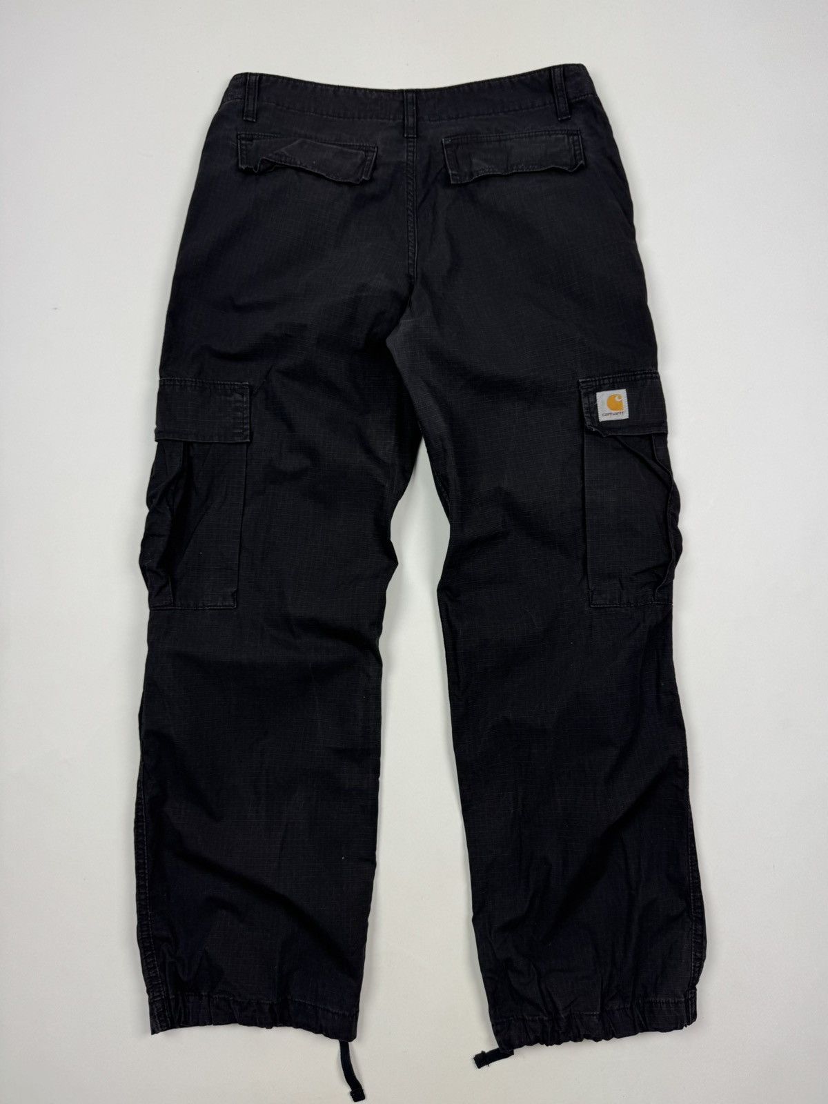 Carhartt Faded Carhartt W’ Unisex Cargo Black Pants Size 34" / US 12 / IT 48 - 10 Thumbnail