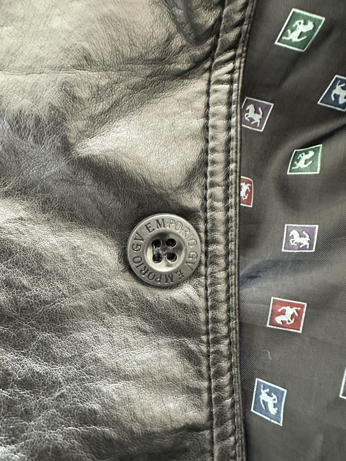 Other Handmade in Italy Emporio GV Vegan Leather Jacket – Black Size US XL / EU 56 / 4 - 4 Thumbnail