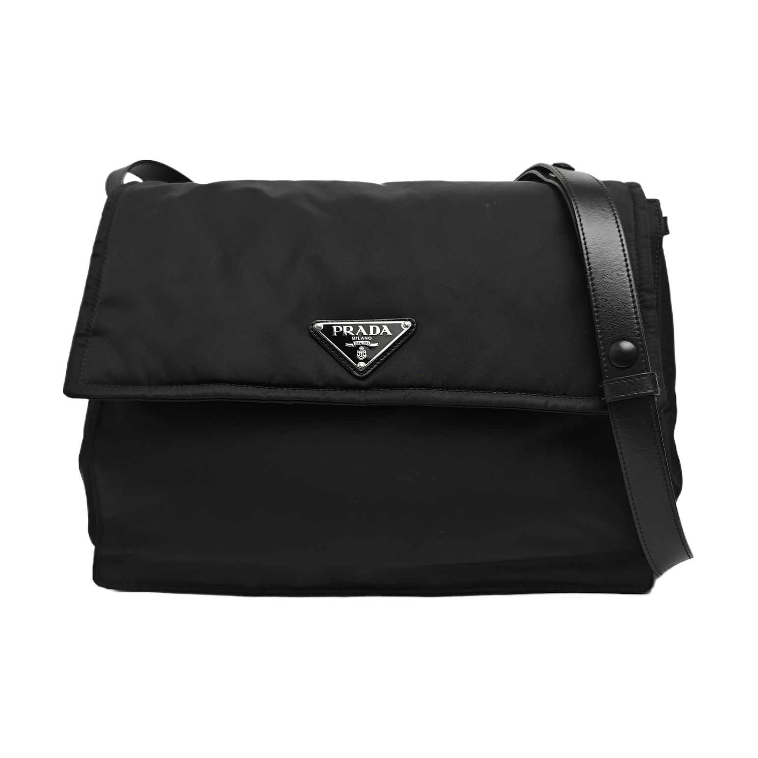 Prada Prada Tessuto Nylon Shoulder Bag Black Size ONE SIZE - 1 Thumbnail