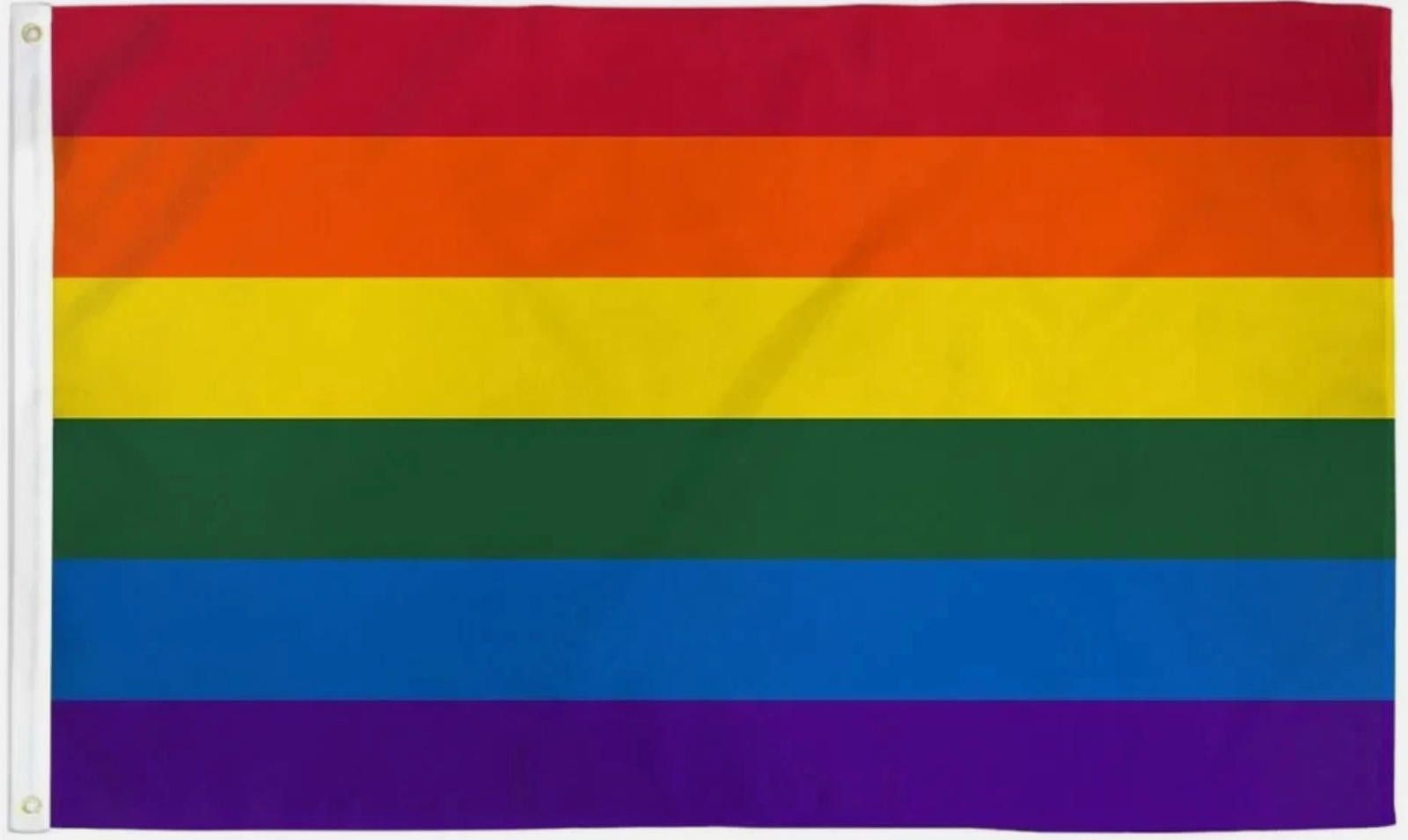 Other 3'x5' Large Rainbow Flag 6 Stripes Gay Pride Banner LGBT Size ONE SIZE - 1 Thumbnail
