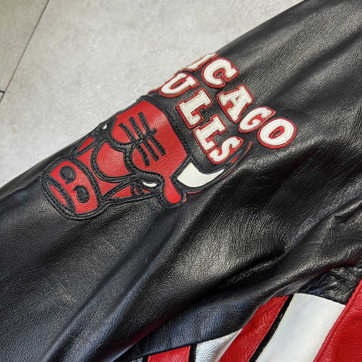 Jeff Hamilton × NBA DS Jeff Hamilton NBA Bulls 3 Three Peat Leather Jacket Size US L / EU 52-54 / 3 - 5 Thumbnail