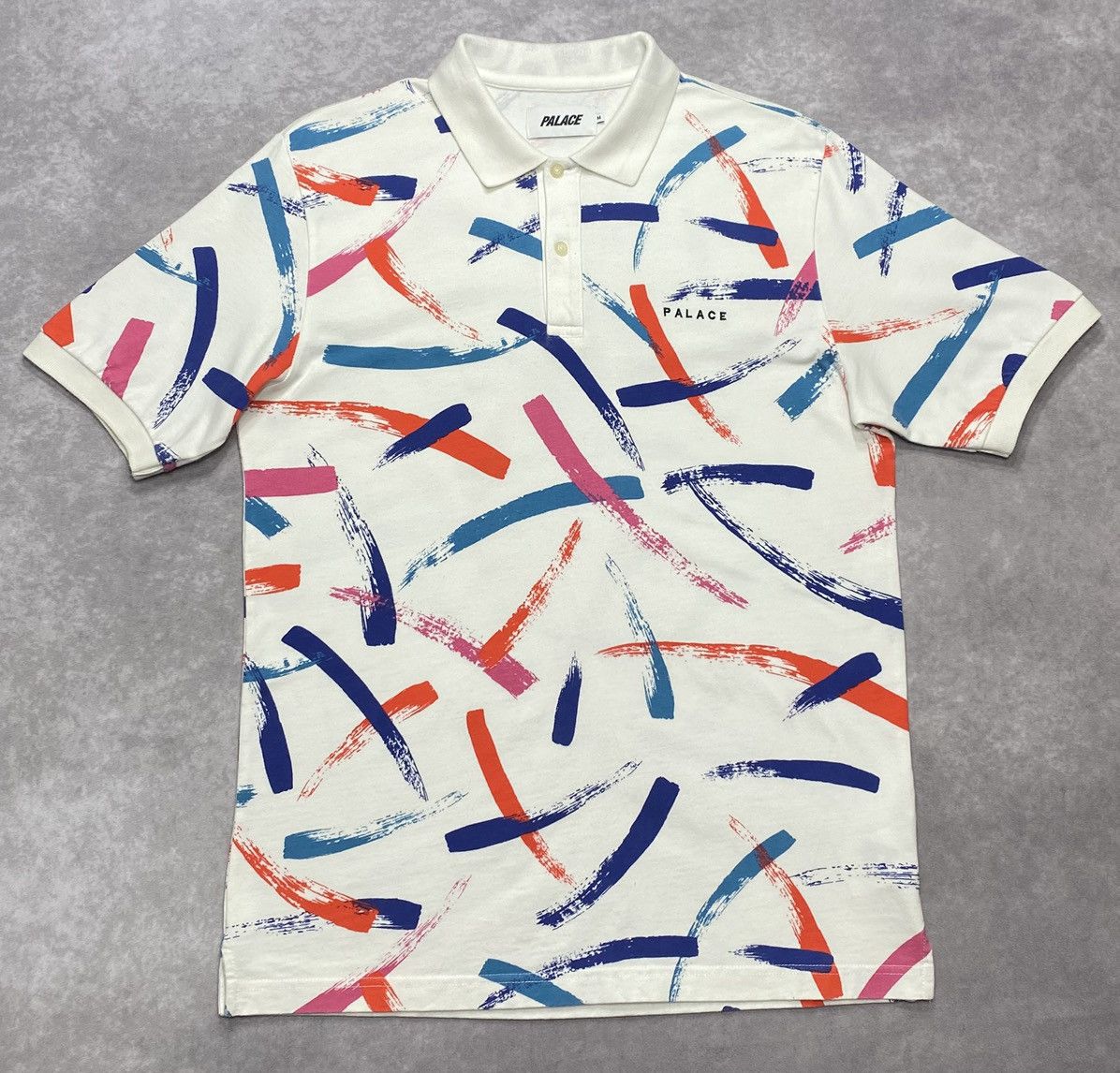 Palace Palace Don Polo White/Blue/Orange Size US M / EU 48-50 / 2 - 1 Thumbnail