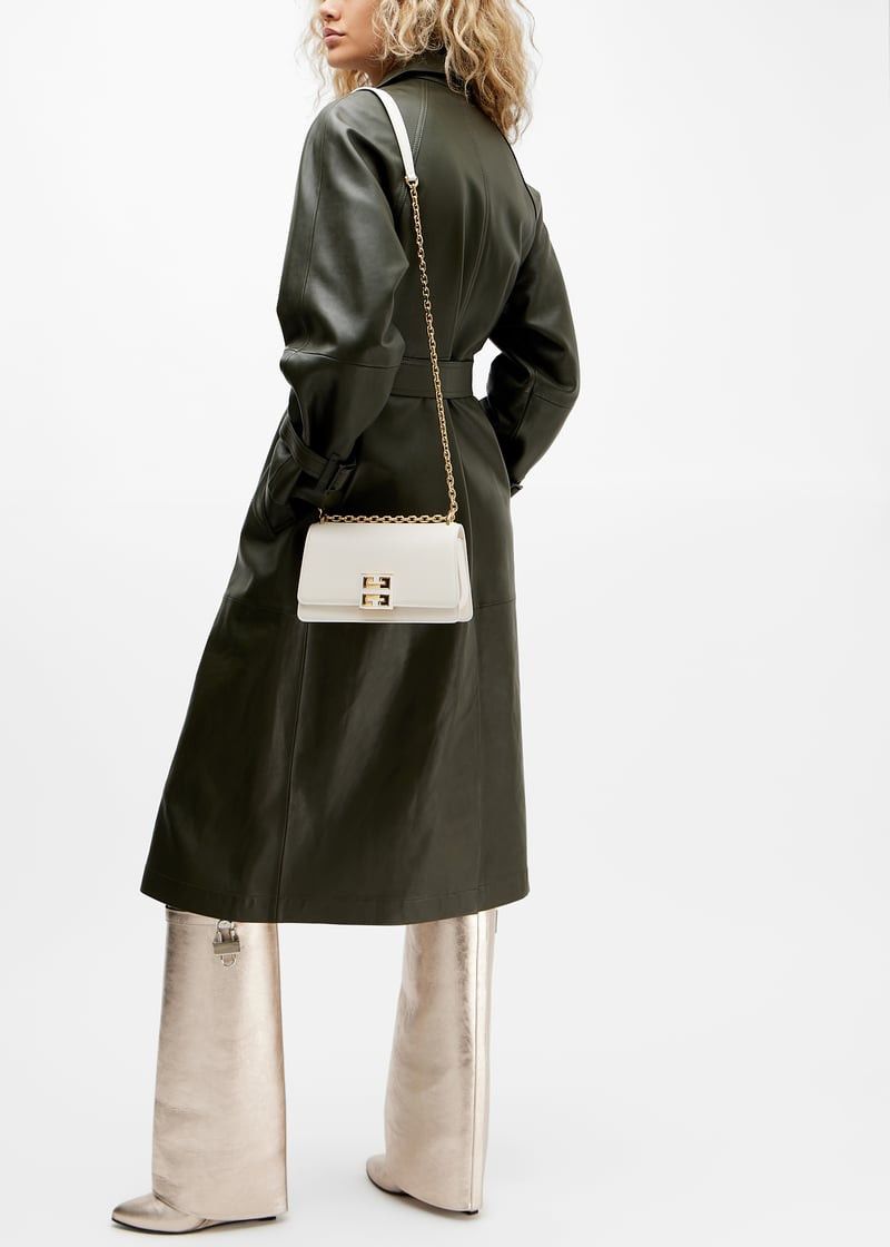 Givenchy o1w1db10525 Size: OS/4G Small Sliding Chain Bag in White Size ONE SIZE - 5 Thumbnail