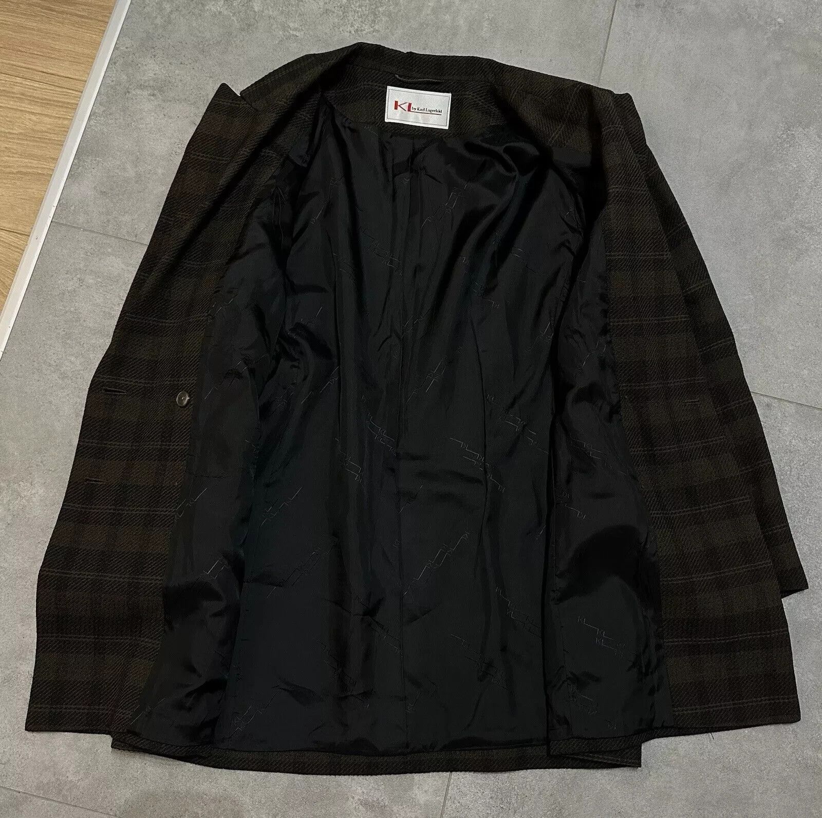 Karl Lagerfeld Vintage KL by Karl Lagerfeld Double Breast Blazer Jacket Size L / US 10 / IT 46 - 16 Thumbnail