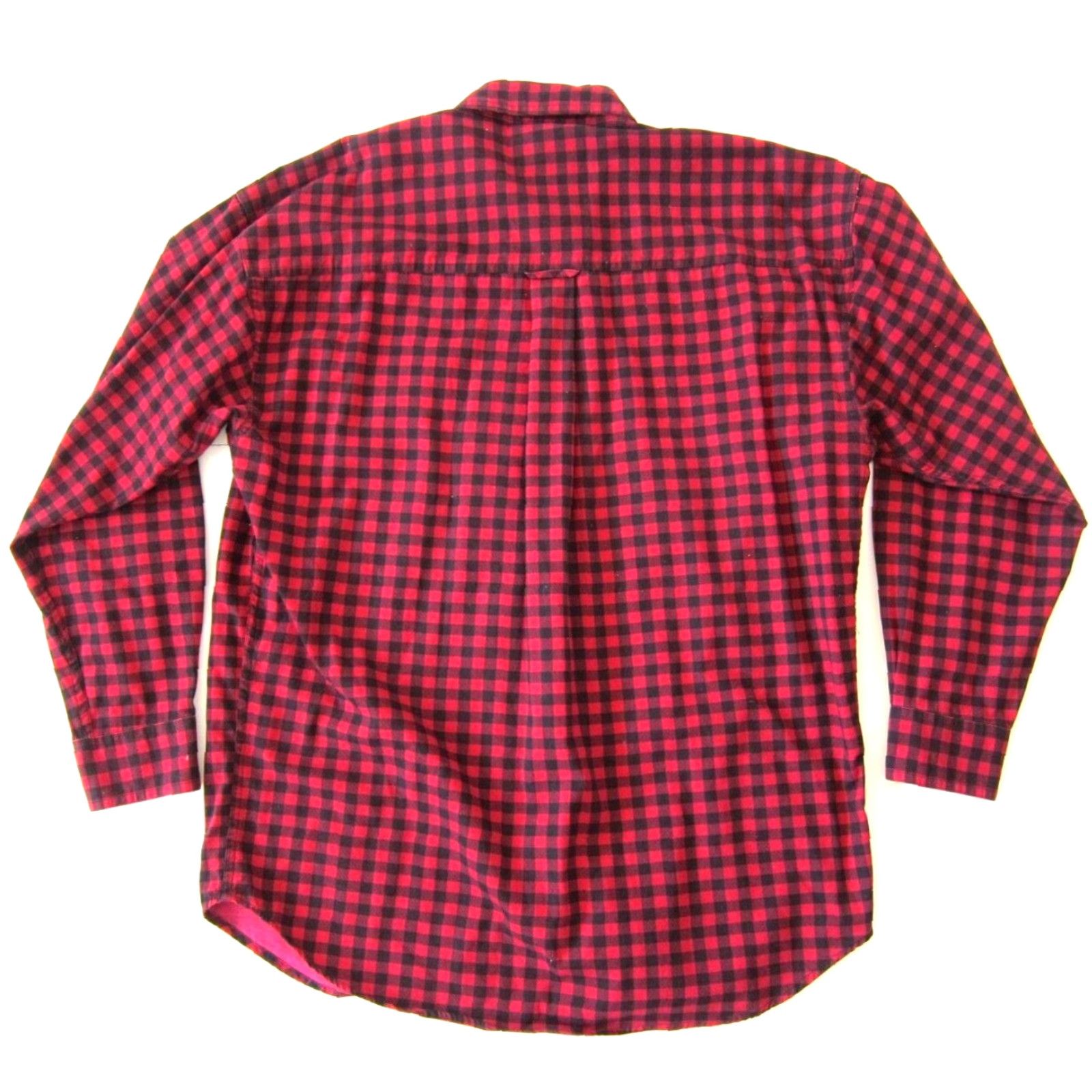 Ralph Lauren VINTAGE Ralph Lauren Chaps Shirt Men L Ski Pass Flannel 100% Cotton Red Black Plaid Button-Up Collared 100% Cotton Mens Size US L / EU 52-54 / 3 - 2 Thumbnail