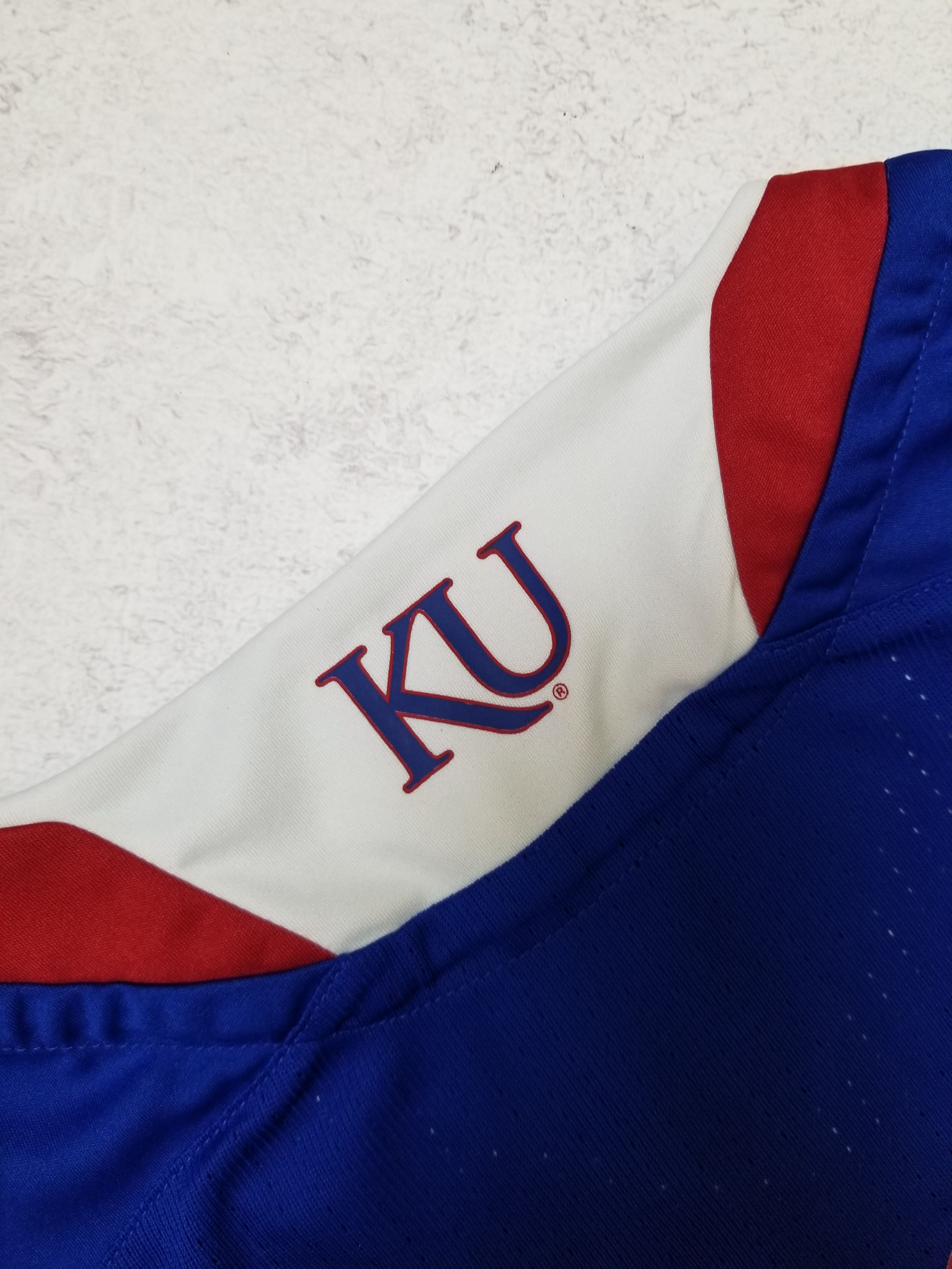 Adidas Kansas Jayhawks NCAA Basketball Jersey Size US XL / EU 56 / 4 - 9 Thumbnail