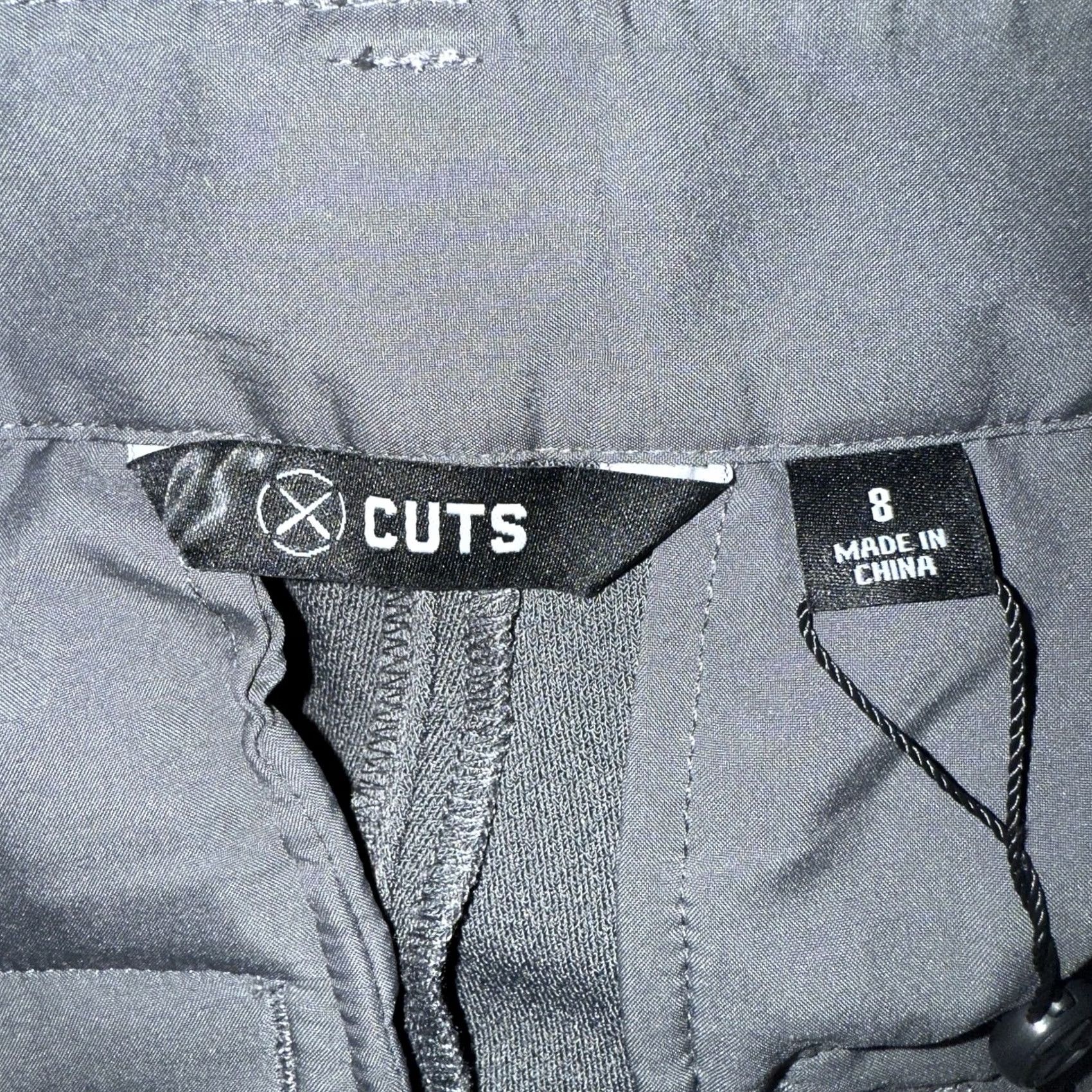 Cuts NWT Cuts Essential Pants Gray Polyester Blend Womens Size 8 (30x30) Size 30" / US 8 / IT 44 - 4 Thumbnail