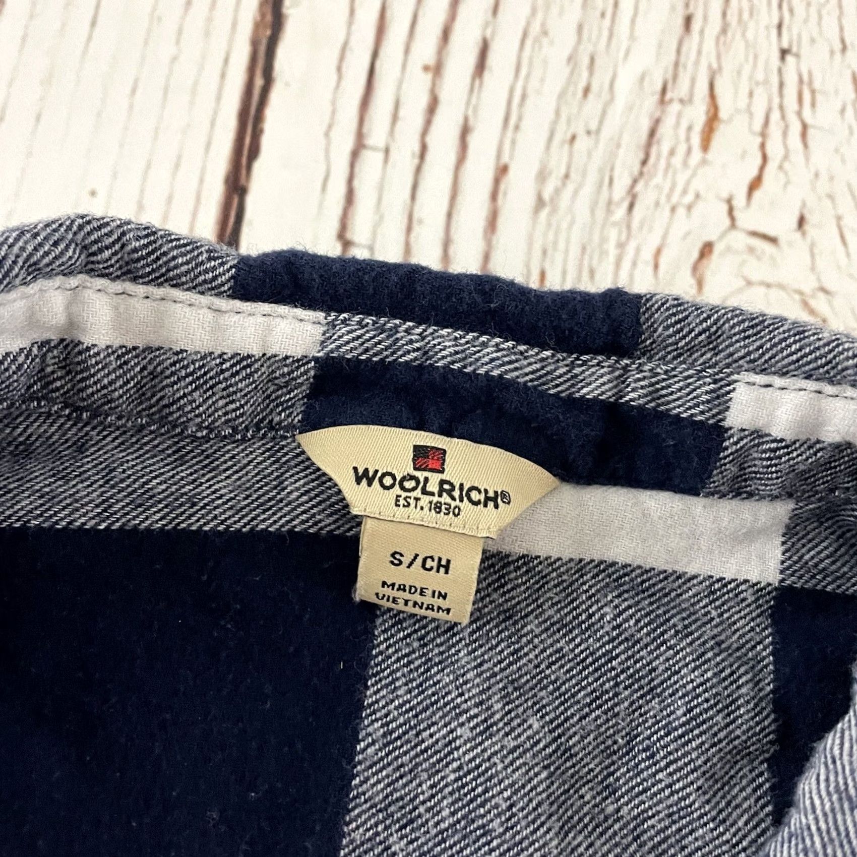 Vintage Woolrich Buffalo Plaid Flannel Long Sleeve Button Front Top Women's S Blue Size S / US 4 / IT 40 - 2 Thumbnail