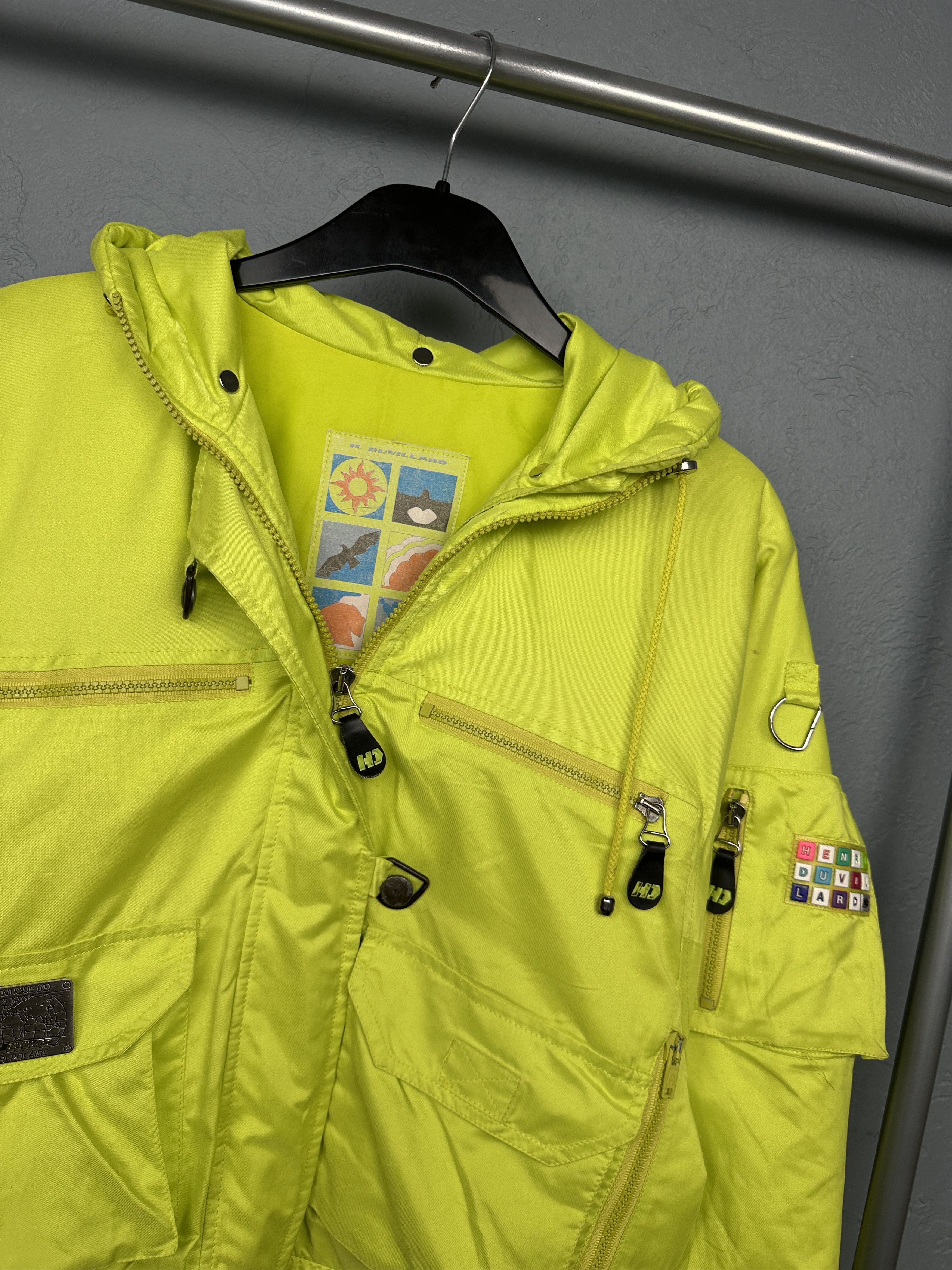 Vintage Henri Duvillard 90s Vintage Womens Safari Polaire Ski Jacket Size M / US 6-8 / IT 42-44 - 2 Thumbnail
