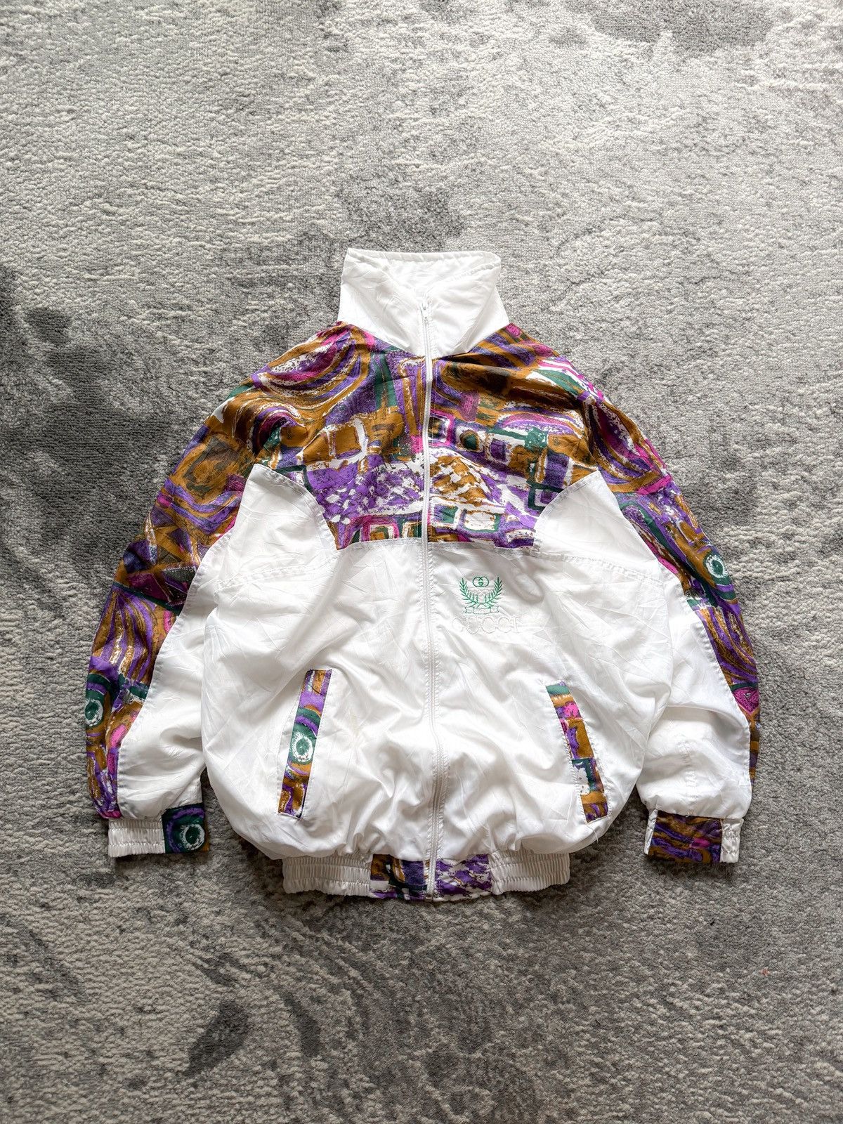 Vintage 80’s Bootleg Gucci Windbreaker Size US M / EU 48-50 / 2 - 1 Thumbnail