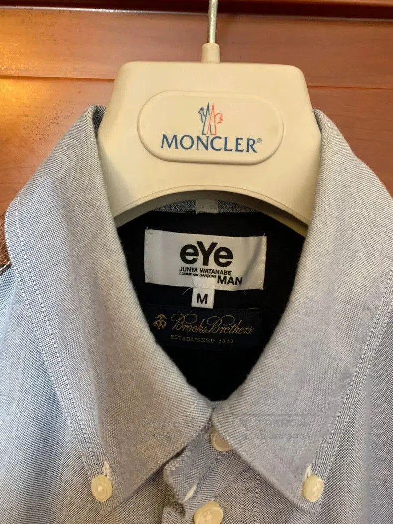 Junya Watanabe Junya Watanabe CDG Eye Oxford Shirt. Size US M / EU 48-50 / 2 - 2 Thumbnail