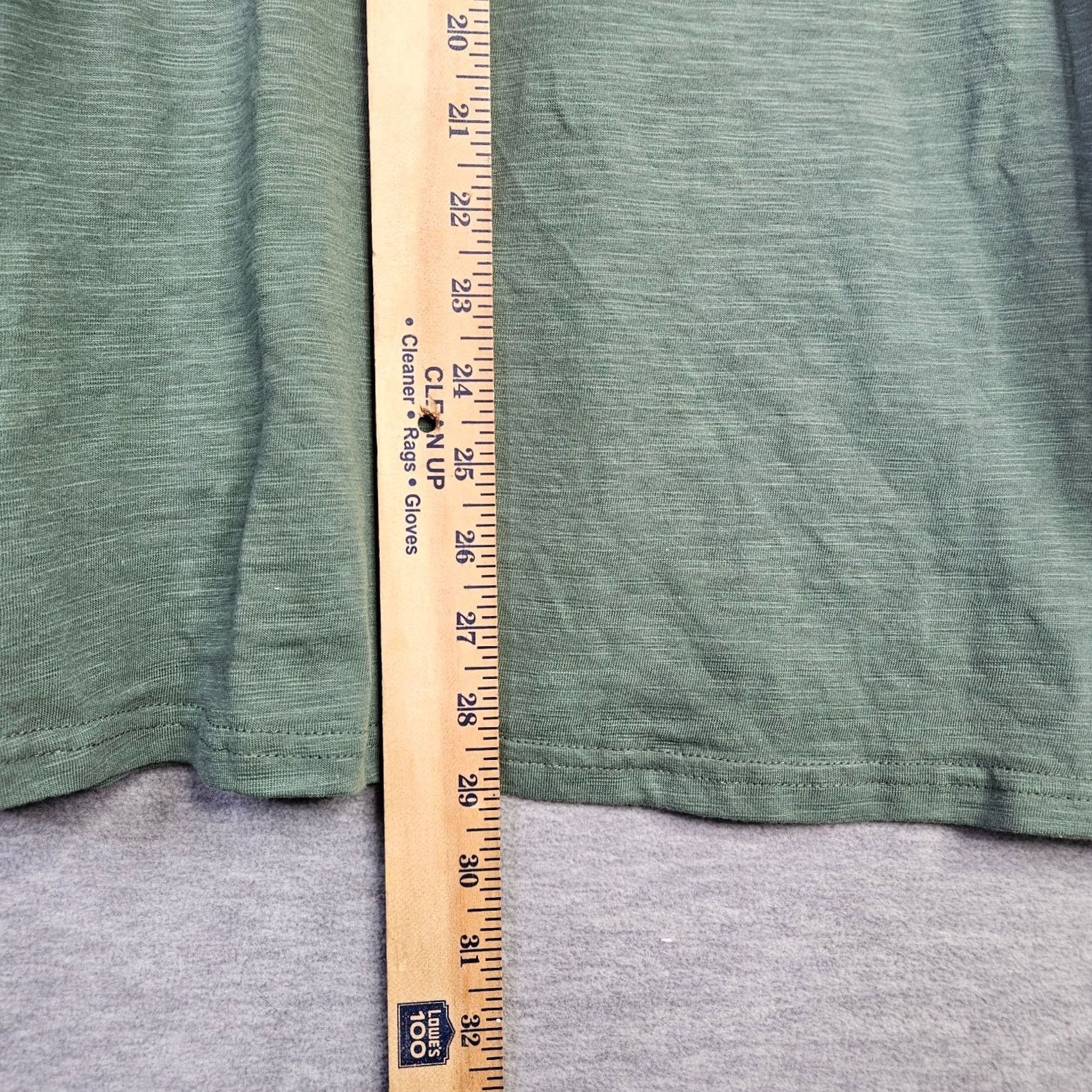 Vintage Suzanne Betro Women’s Green Beige Waffle Knit Sleeve Top L NEW Cotton Blend Spandex Regular V-Neck Pullover Long Sleeve Casual Shirt Size L / US 10 / IT 46 - 5 Thumbnail