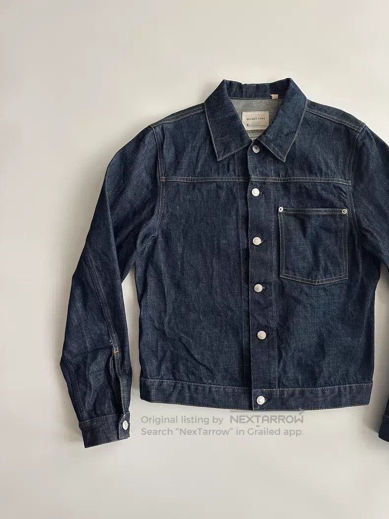 Helmut Lang Helmut Lang My Era TYPE1 Raw Denim Jacket Size US S / EU 44-46 / 1 - 1 Thumbnail