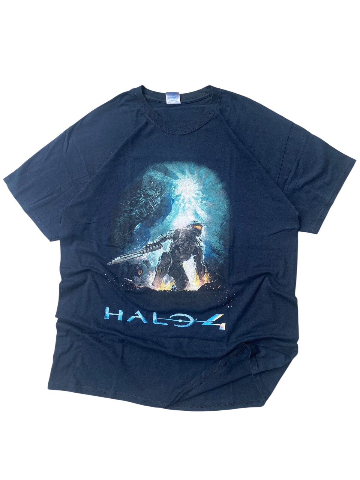 Vintage Vintage Halo 4 Promo Graphic Tee Gildan Heavy Cotton Xbox Size US L / EU 52-54 / 3 - 1 Thumbnail