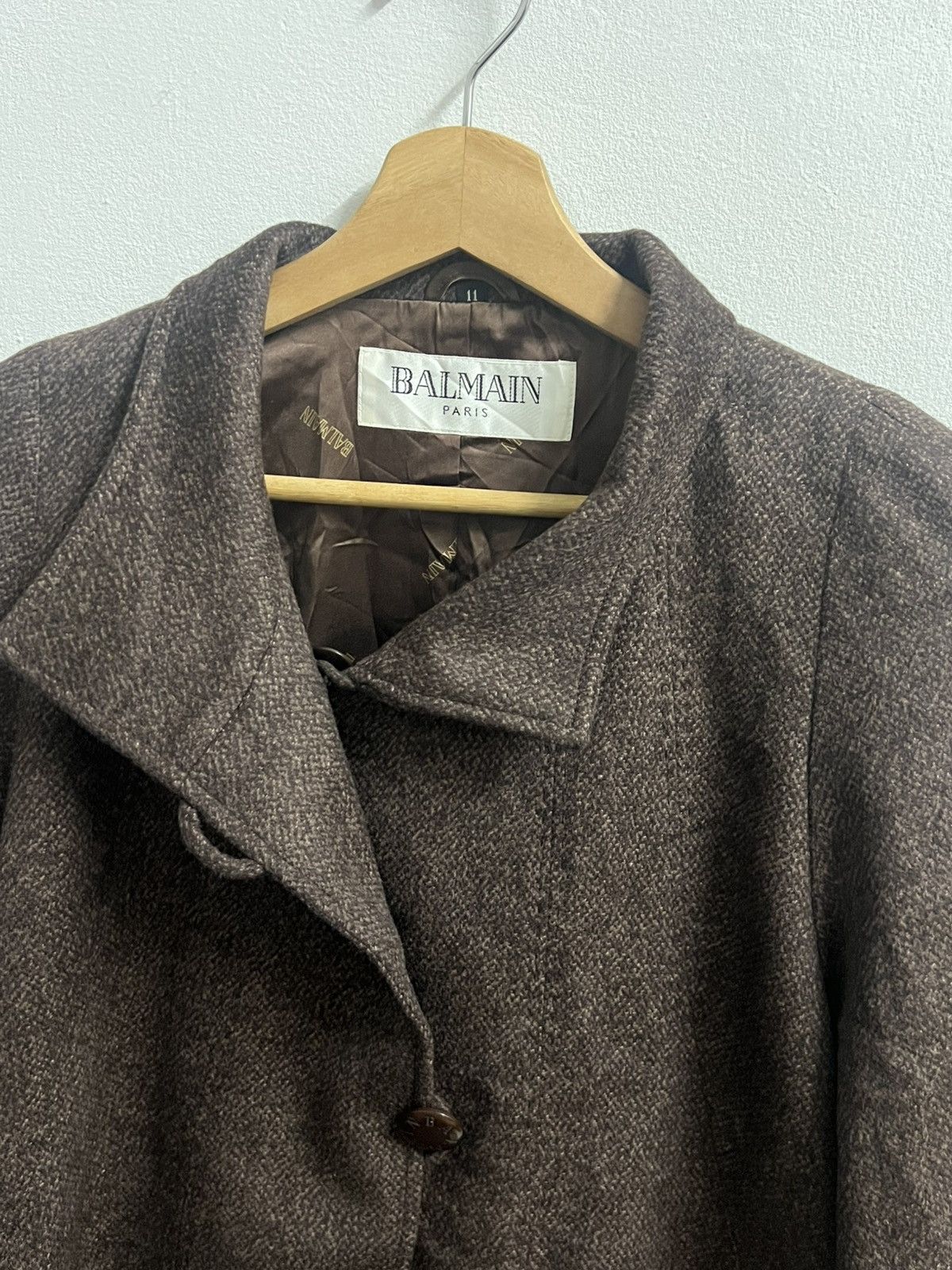 Balmain Balmain classic luxury jacket wool 3 button Size US XL / EU 56 / 4 - 12 Thumbnail