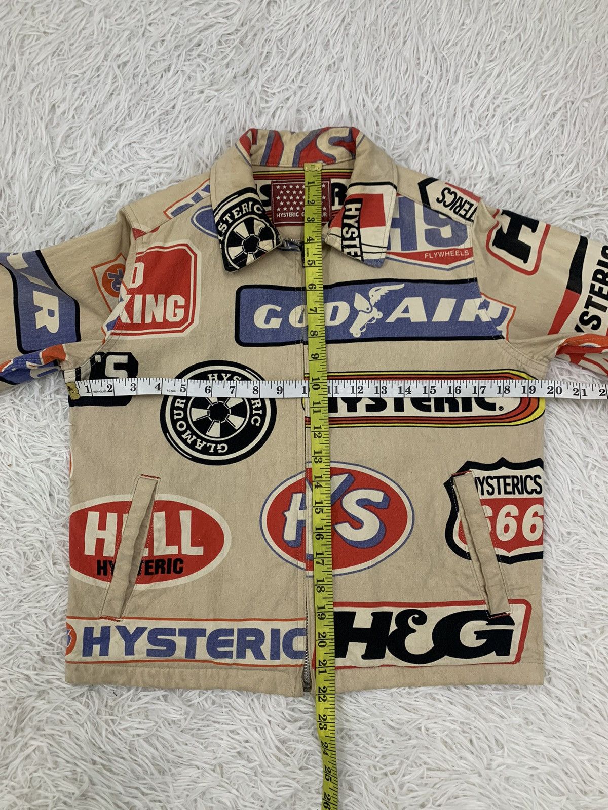 Hysteric Glamour Rare Hysteric Glamour Motorsport Art Full Print Jacket Size US S / EU 44-46 / 1 - 14 Thumbnail